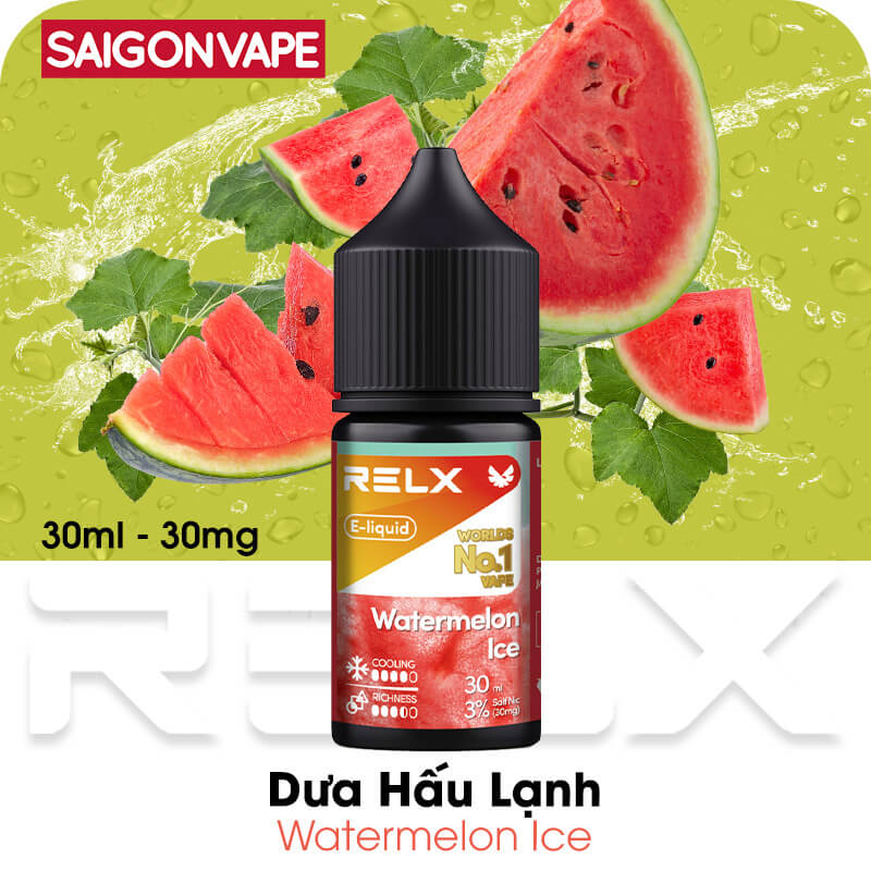 Juice Salt Nic Relx vi Dua Hau Lanh