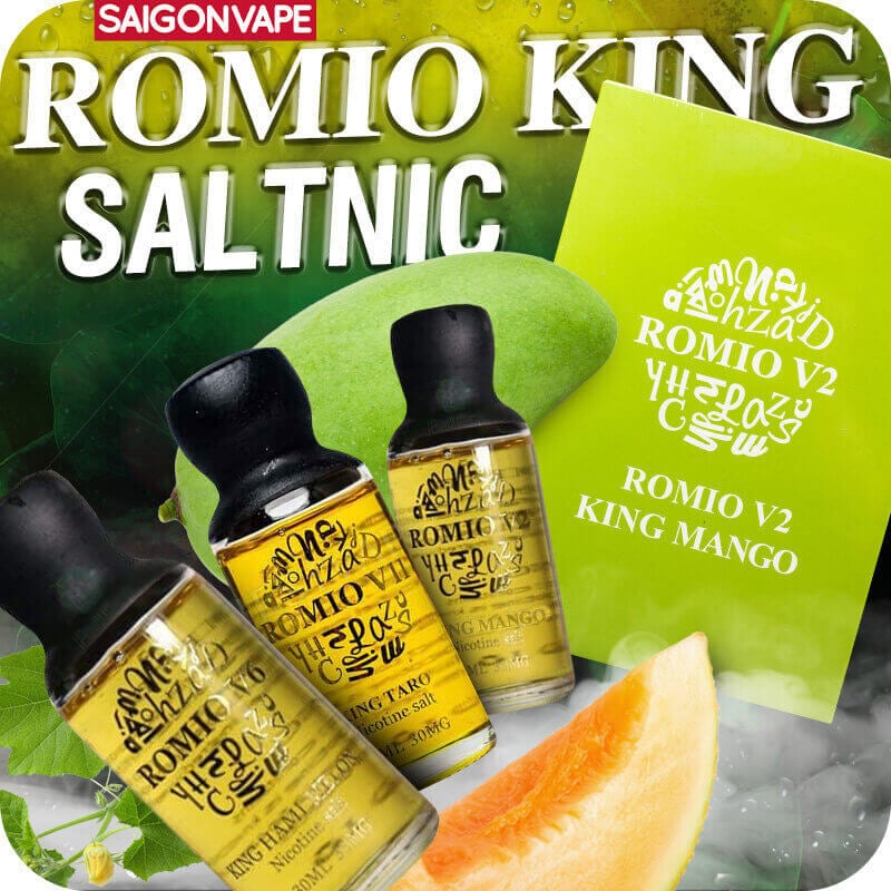 Juice Romio Salt Nic chinh hang tai Pod Shop Sai Gon Vape