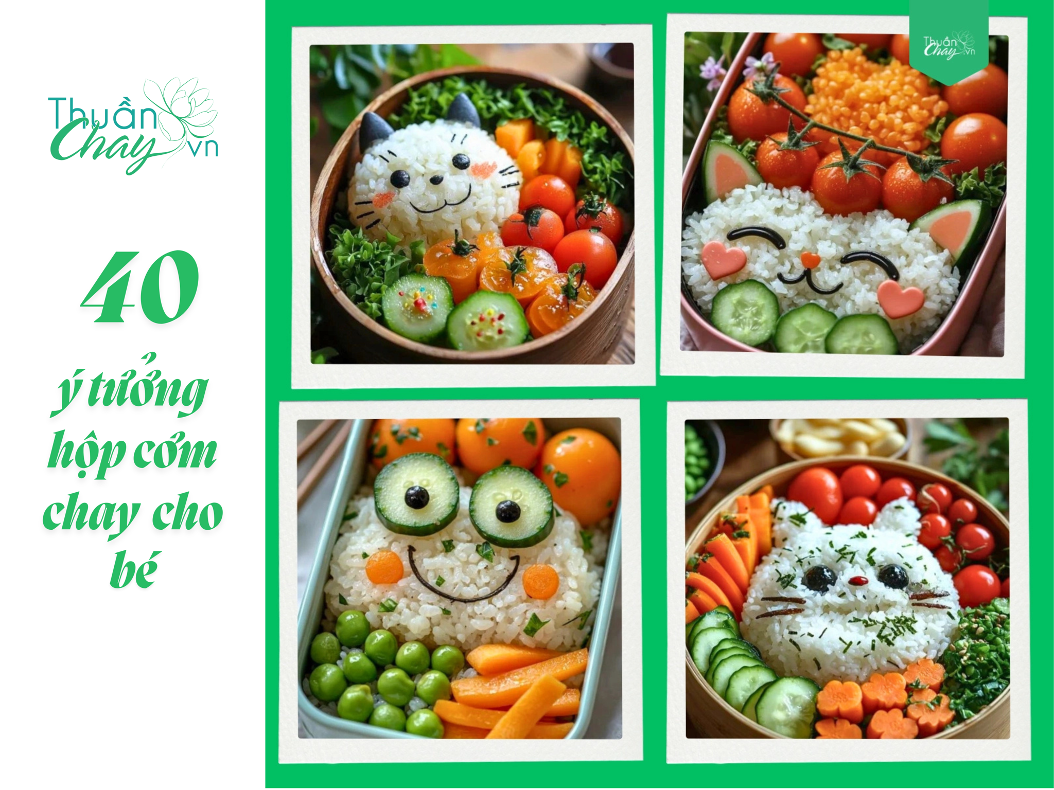 Hơn 40 Hình Ảnh Hộp Cơm Chay – Ý Tưởng Cho Mẹ Dành Thời Gian Cho Bé Dịp 1/6