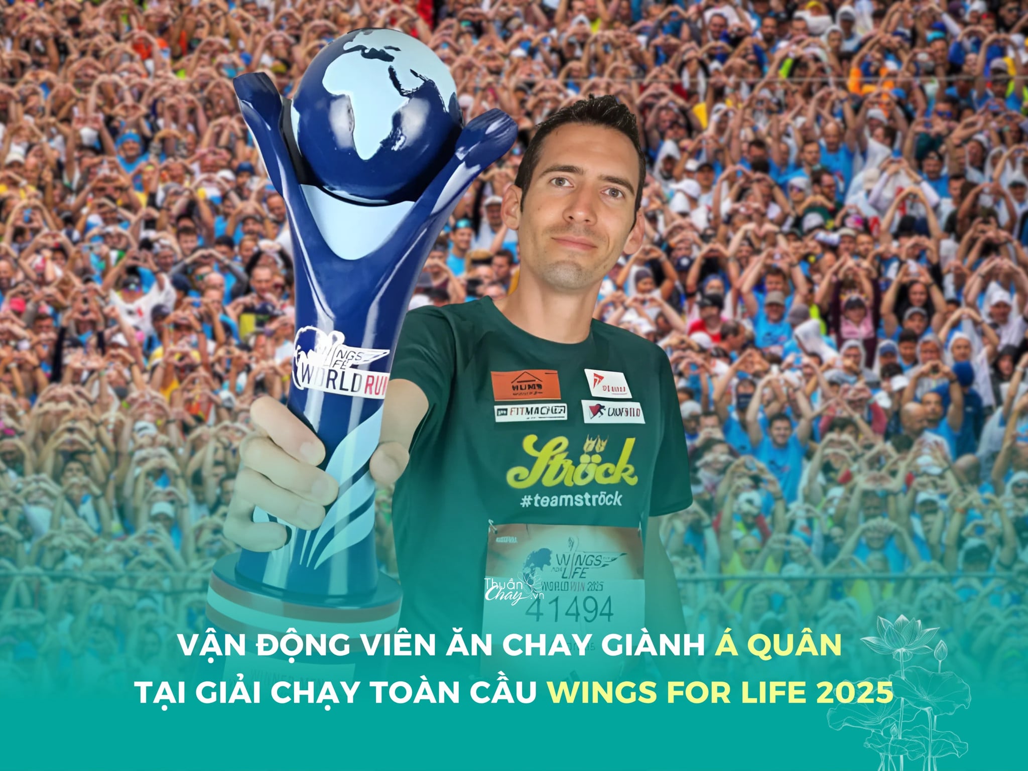 Andreas Vojta - Vận Động Viên Ăn Chay Giành Á Quân Tại Giải Chạy Toàn Cầu Wings for Life 2025