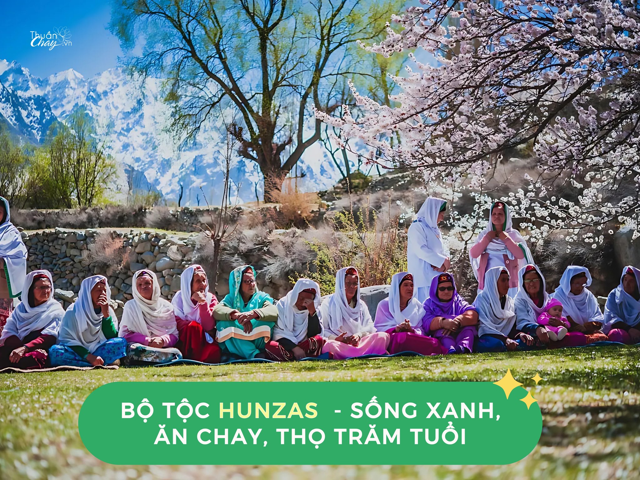 Bí Quyết Trường Thọ và Sức Khỏe Vượt Trội Của Bộ Tộc Hunzas Ăn Chay