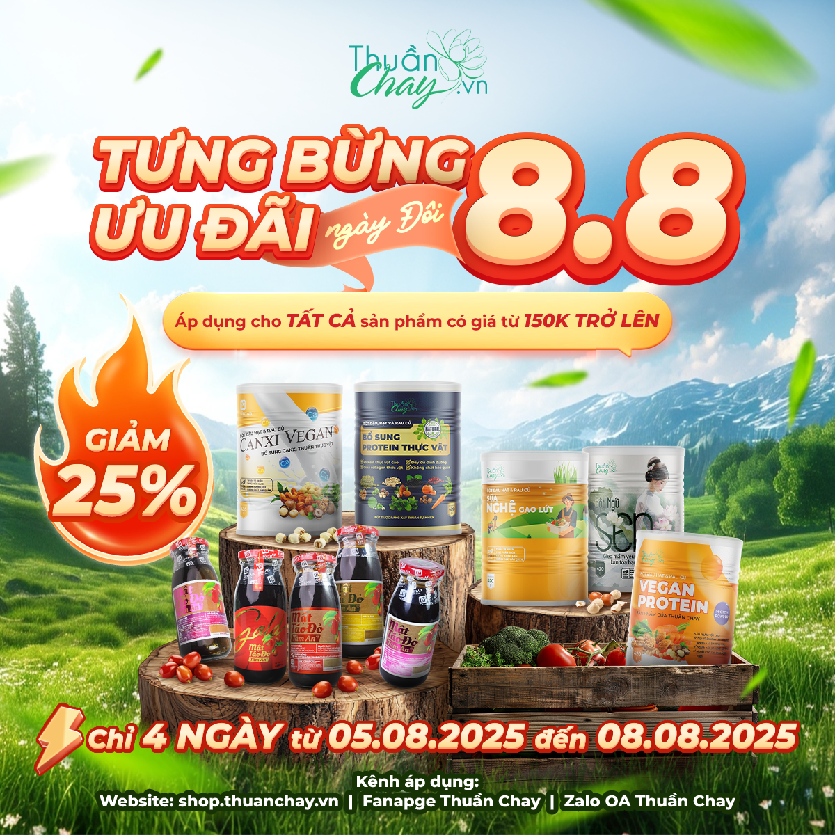 chương trình ưu đãi ngày đôi 08.08