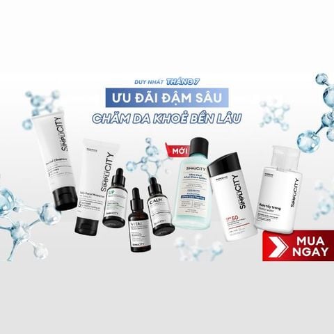 Ưu đãi đậm sâu và chăm da khoẻ bền lâu chỉ duy nhất tháng 7