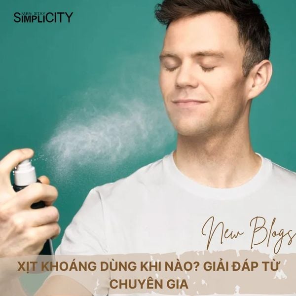 Xịt khoáng dùng khi nào? Giải đáp từ chuyên gia