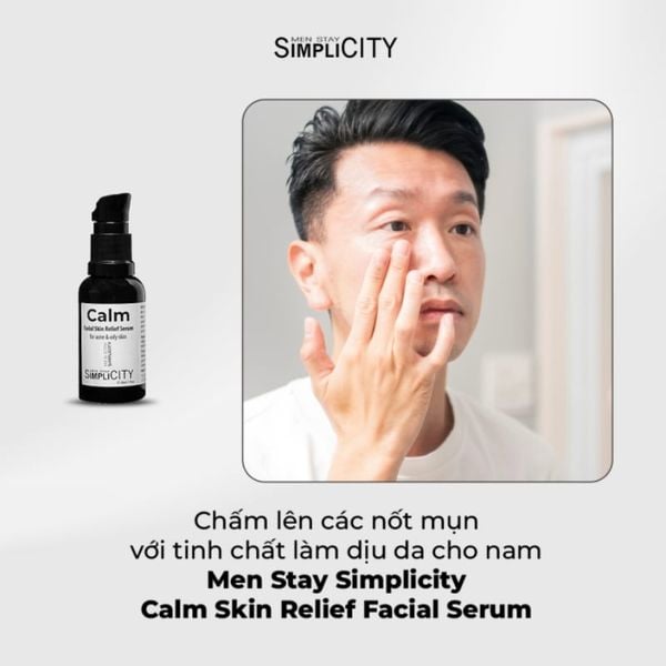 Serum Calm Skin Relief Facial 30ml Men Stay Simplicity