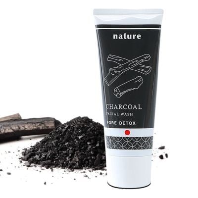 Sữa rửa mặt chiết xuất than hoạt tính cho nam Naris Nature Charcoal Facial Wash