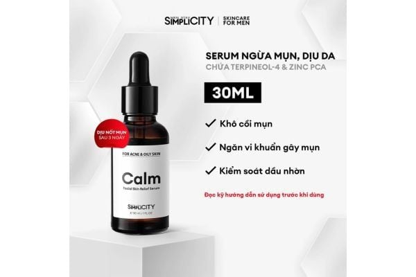 Serum ngừa mụn & làm dịu da Calm