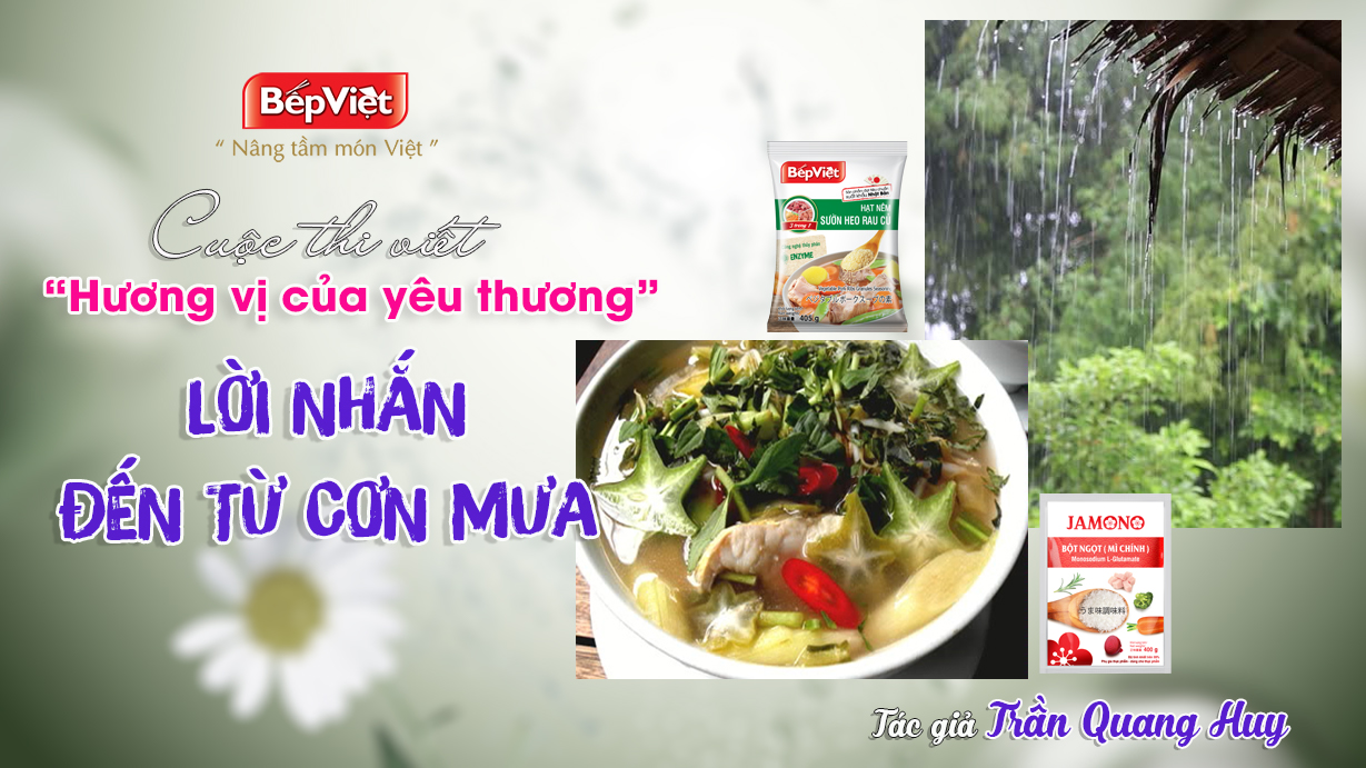 LỜI NHẮN ĐẾN TỪ CƠN MƯA