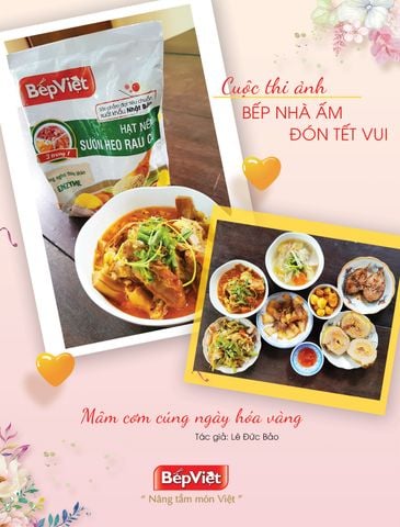 Mâm cơm cúng ngày hóa vàng