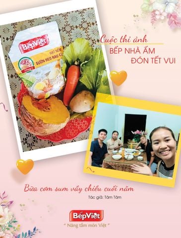 Bữa cơm sum vầy chiều cuối năm