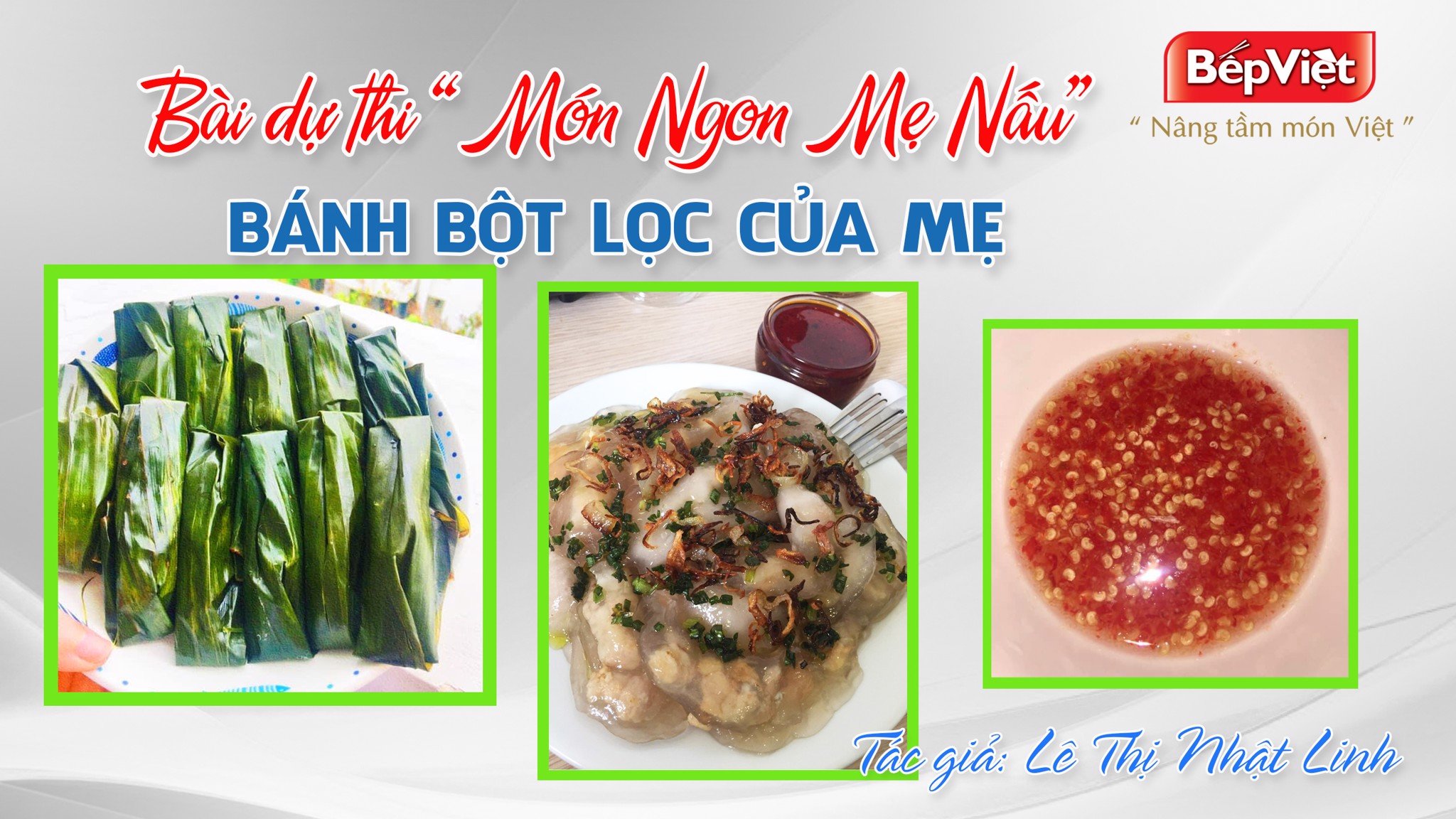Bánh bột lọc của mẹ