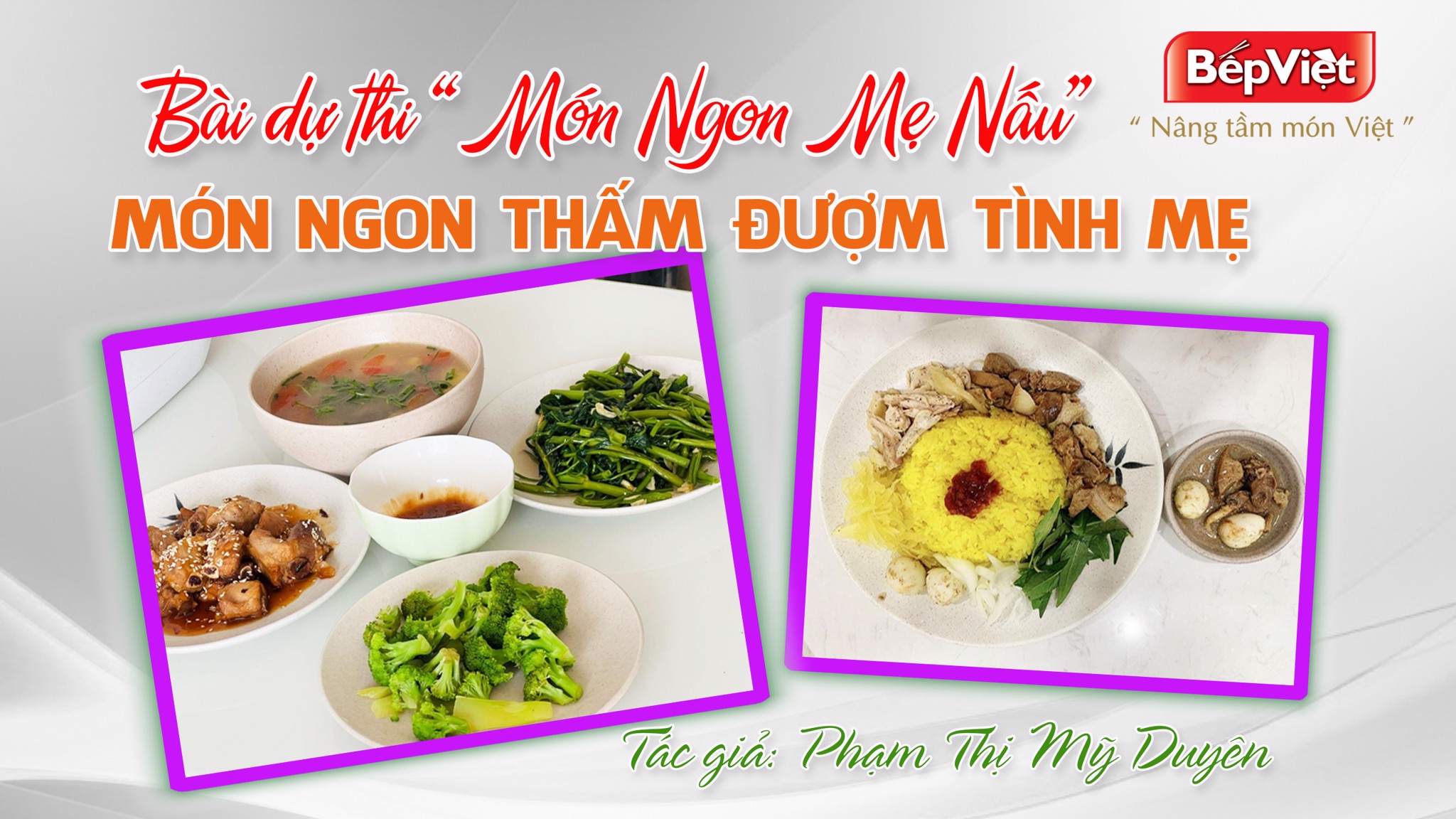 Món ngon thấm đượm tình mẹ