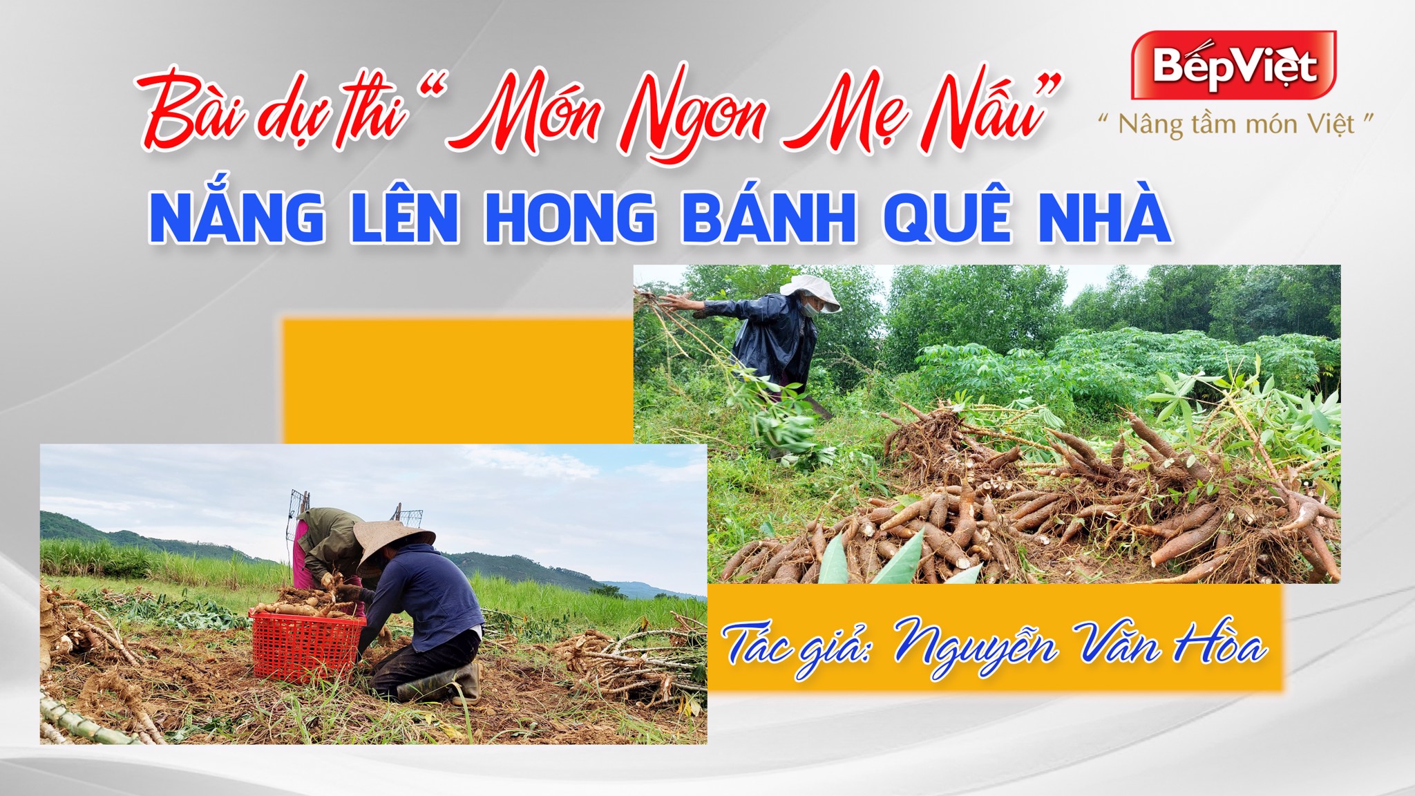 Nắng lên hong bánh quê nhà