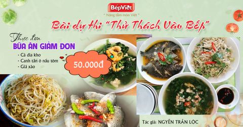 BỮA ĂN GIẢN ĐƠN