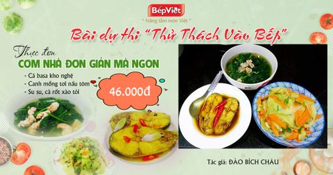 CƠM NHÀ ĐƠN GIẢN MÀ NGON