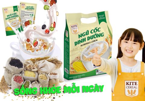 Khởi đầu ngày mới khỏe khoắn với ngũ cốc dinh dưỡng Kite cereal