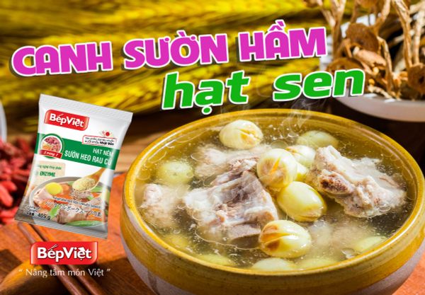 Có những loại hạt sen nào được sử dụng trong món hầm hạt sen?
