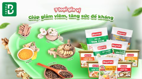 7 loại gia vị giúp giảm viêm và tăng sức đề kháng cho người Việt