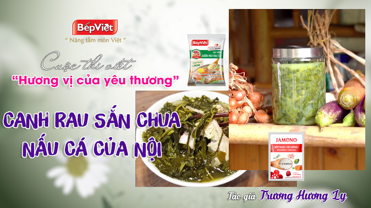 CANH RAU SẮN CHUA NẤU CÁ CỦA NỘI