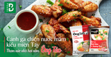 Cánh gà chiên nước mắm kiểu miền Tây – Thơm nức nhờ hạt nêm Ông Táo