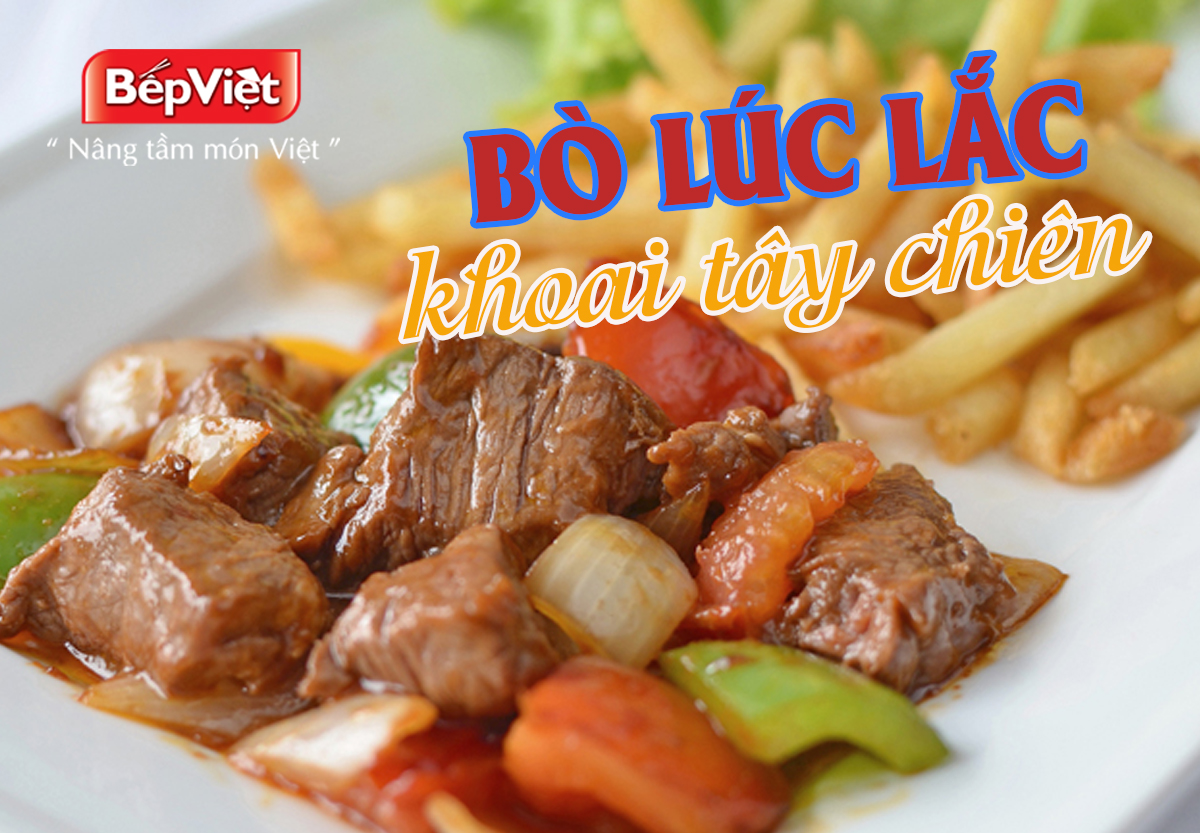 Bò lúc lắc khoai tây chiên