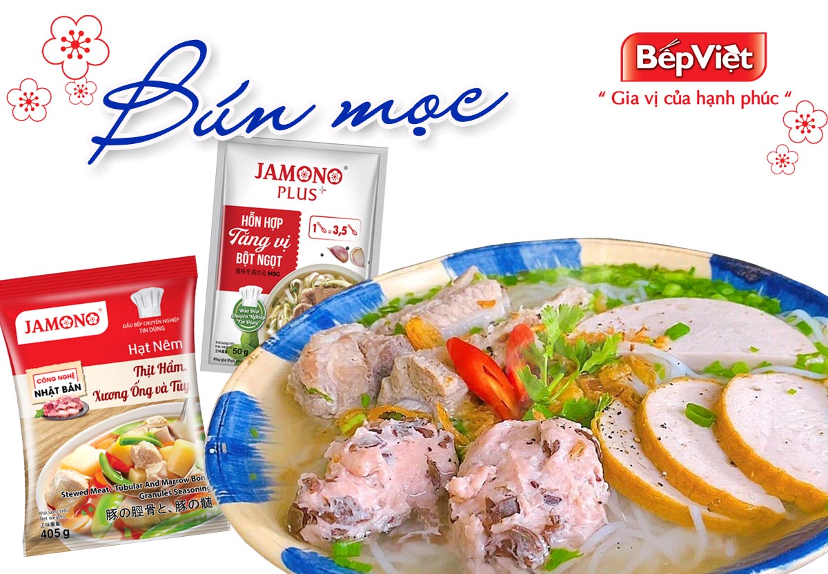 Bí quyết gia truyền nấu bún mọc siêu ngon dễ làm