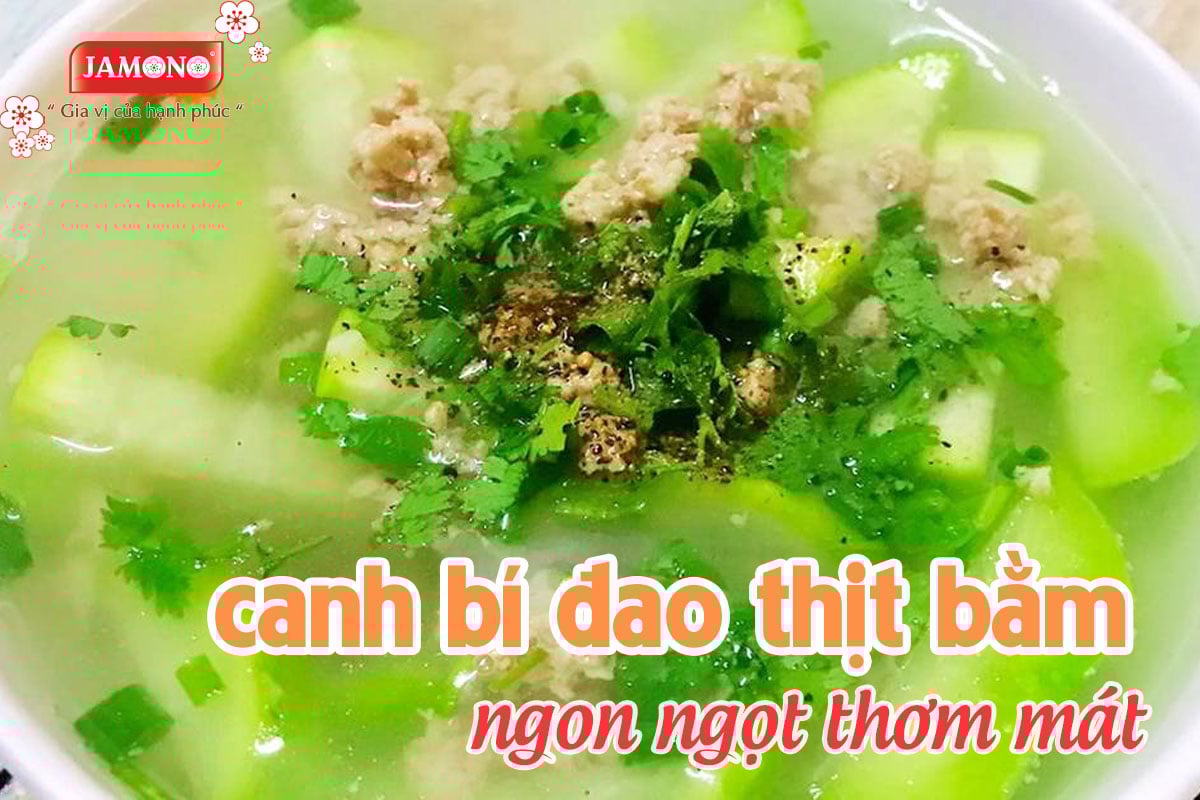 Canh bí đao thịt bằm