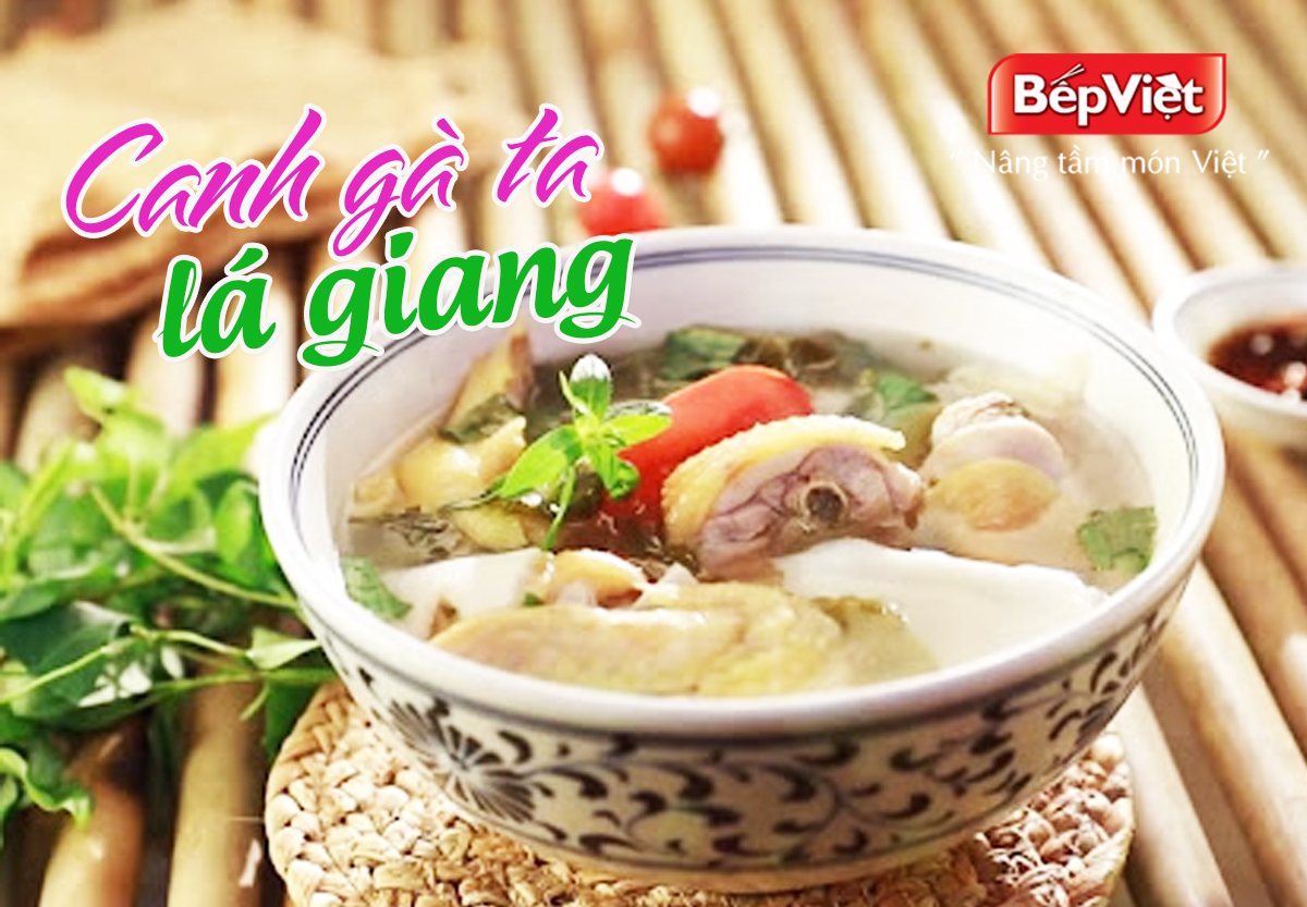 Canh gà ta nấu lá giang chuẩn xứ “Nẫu”