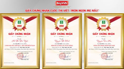 Chúc mừng 14 tác phẩm đạt giải Cuộc thi viết “Món Ngon Mẹ Nấu”