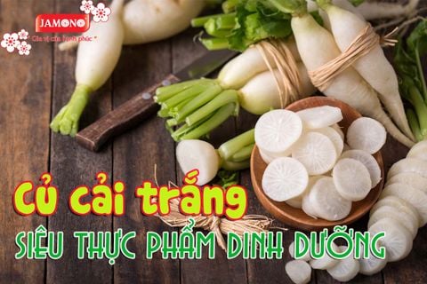 Củ cải trắng - siêu thực phẩm dinh dưỡng