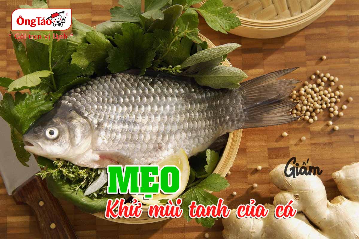 Mẹo Cực Hay Giúp Khử Mùi Tanh của Cá