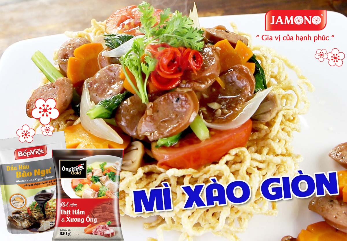 Cách làm mì xào giòn ngon