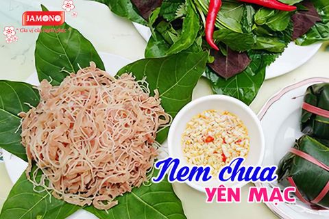 Nem chua Yên Mạc đặc sản Ninh Bình