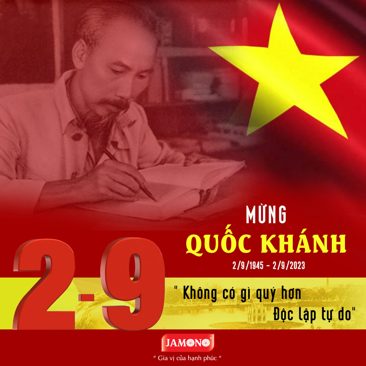 MỪNG NGÀY QUỐC KHÁNH VIỆT NAM 2/9 (2/9/1945 - 2/9/2023)