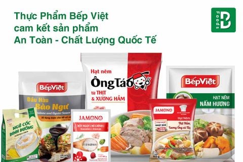 Thực Phẩm Bếp Việt cam kết sản phẩm An toàn & Chất lượng