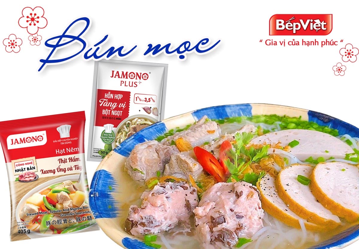 bún mọc sườn non