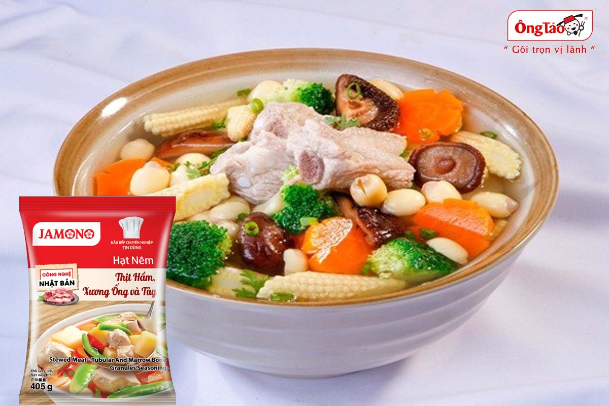 canh sườn hạt sen giúp giấc ngủ ngon