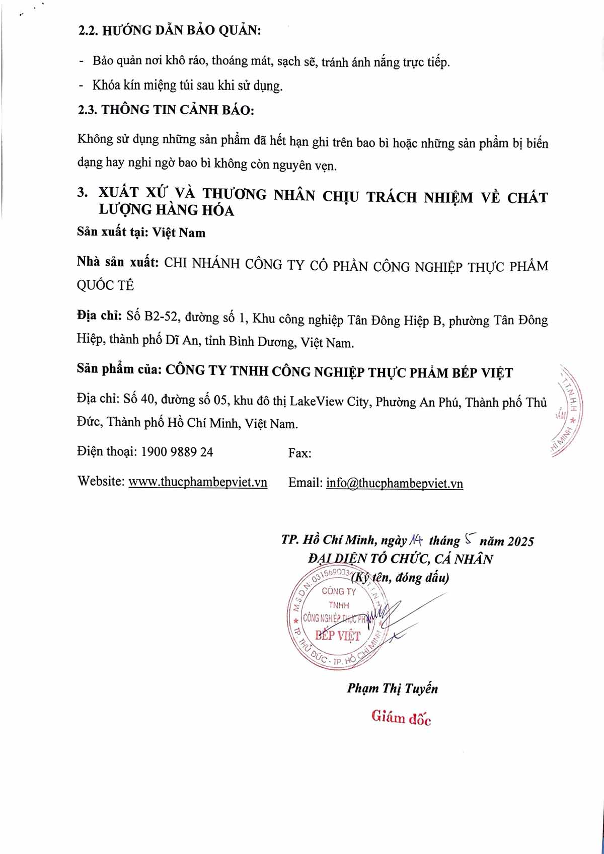 HS TCB Bột Chanh Ông Táo 400g