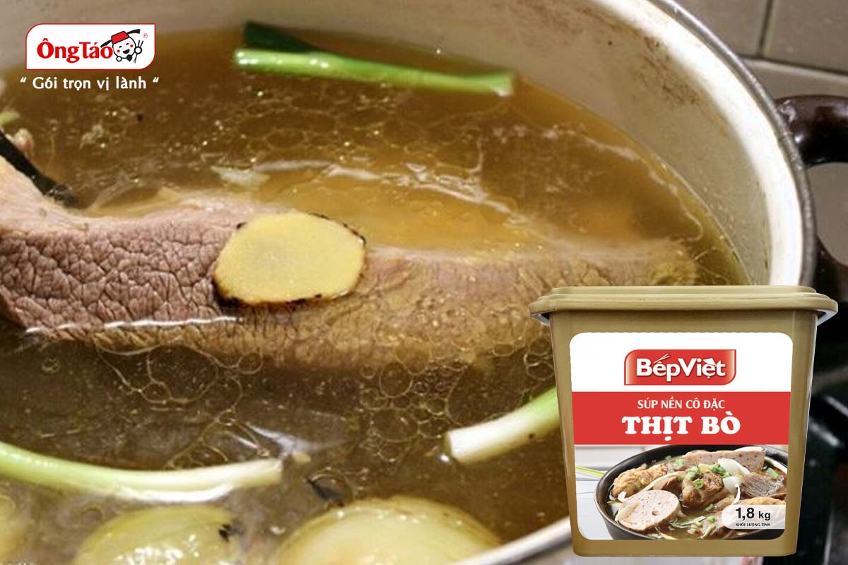 súp nền cô đặc thịt bò
