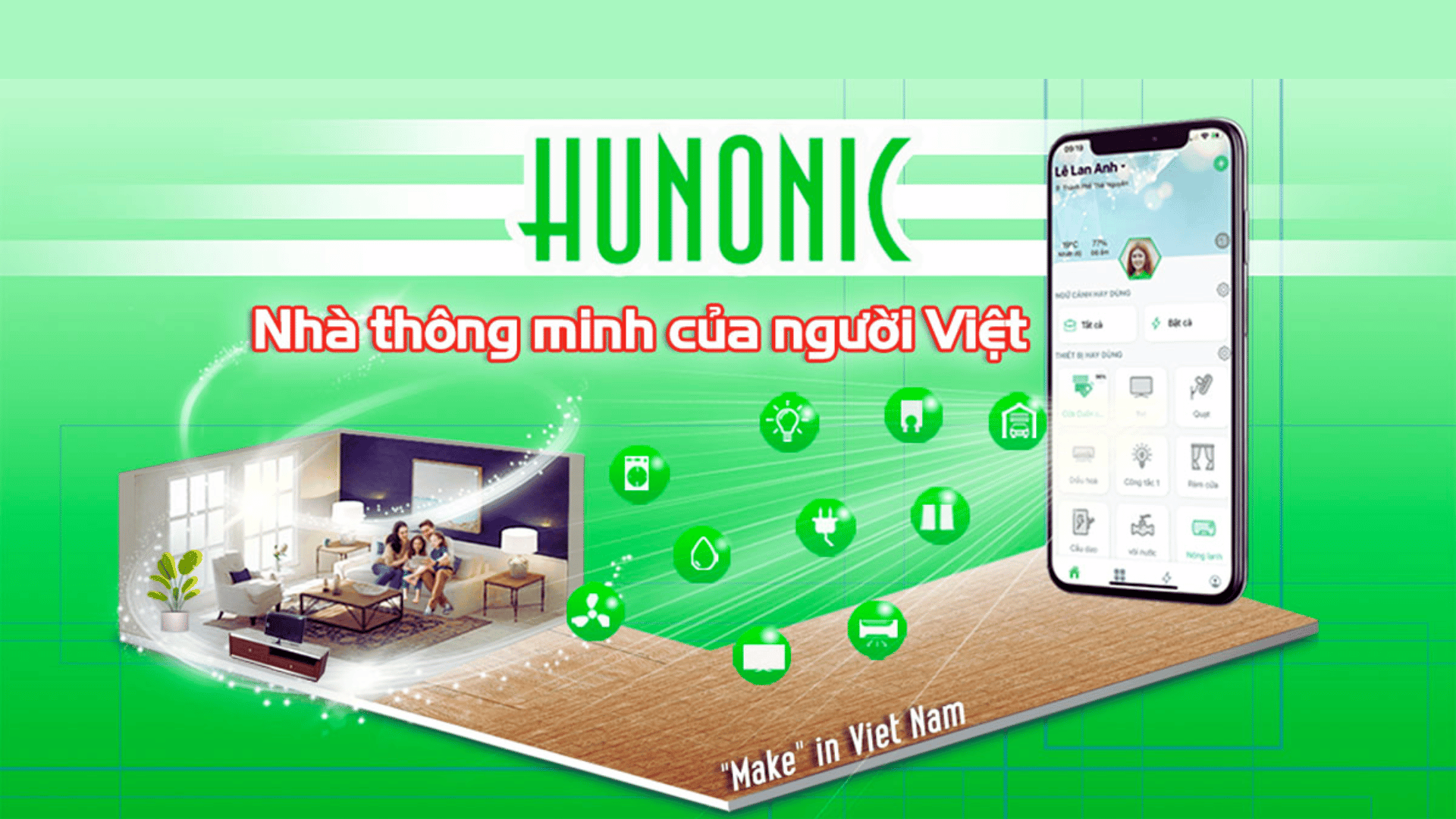 Nhà Thông Minh Hunonic - Giải pháp Smart Home tiện ích