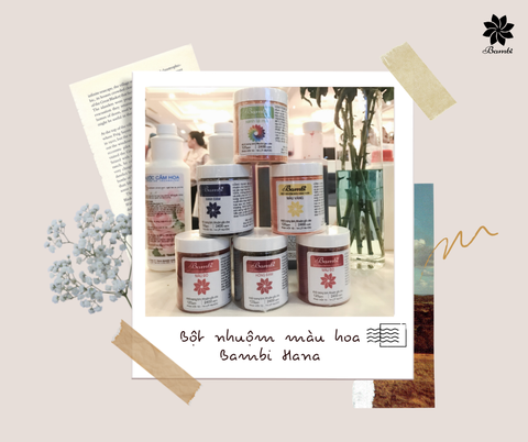 [RA MẮT SẢN PHẨM MỚI] BỘT NHUỘM MÀU HOA BAMBI HANA