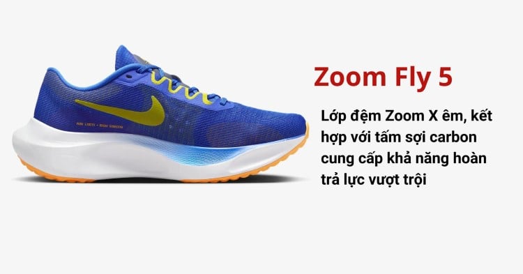 Giày chạy Zoom Fly 5 đế carbon