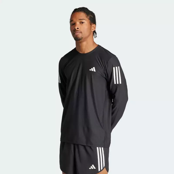 Áo Adidas Own The Run Long Sleeve Tee Black IN1486
