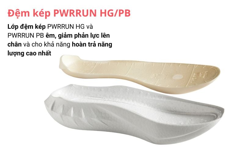 Saucony endorphin pro 4 với tâm đệm kép PWRRUN HG/PB