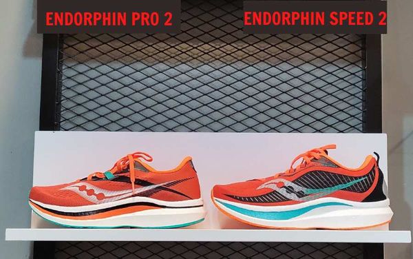 Saucony Endorphin Pro 2 có thiết kế và phối màu đẹp mắt. Giày siêu nhẹ, bật nảy tốt, thoáng khí và cực thoải mái.