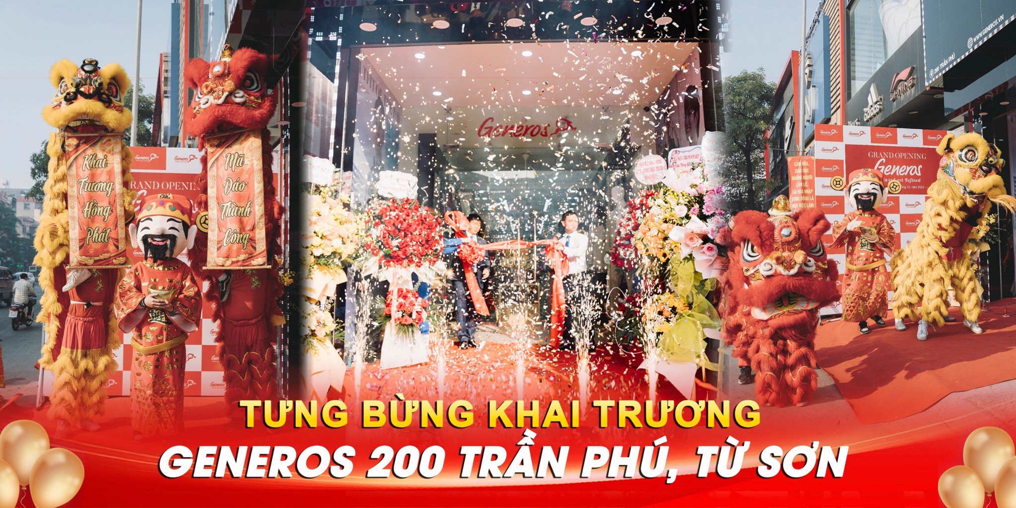 Khai trương Generos - 200 Trần Phú, Từ Sơn, Bắc Ninh