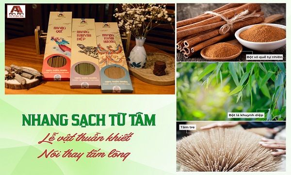 Sử dụng nhang sạch trong ngày lễ tết