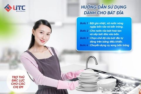 cách sử dụng máy rửa bát