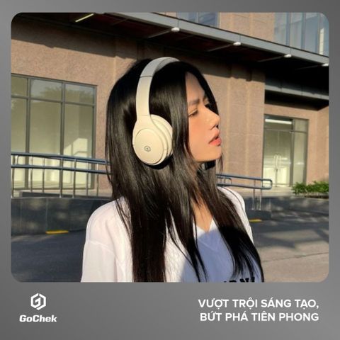 Đèn báo sạc và thời lượng pin trên Tai nghe không dây GoChek SpaceX