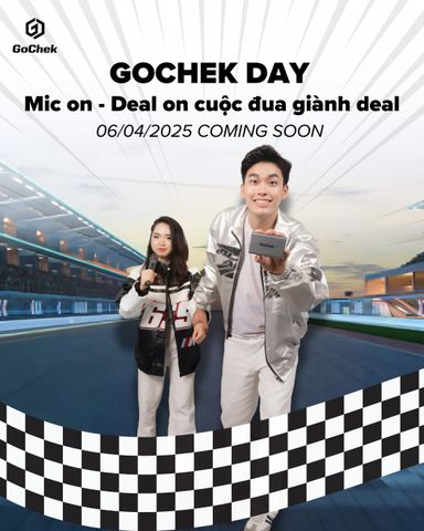Bùng nổ ưu đãi quà tặng GoChek Day ngày 6 hàng tháng
